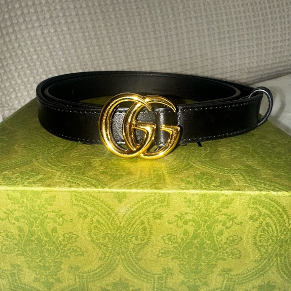Gucci Mormont Thin Belt Gucci 80 - Picture 1 of 4
